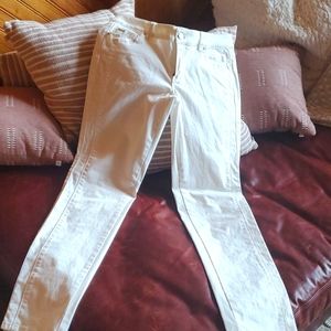 White Slim Fit Jeans